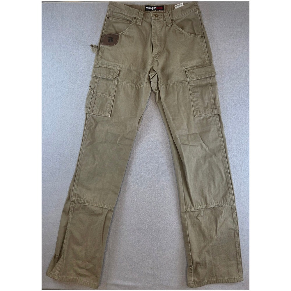 Wrangler Riggs Workwear Ranger Cargo Pants Mens 32x36 Ripstop Double Knee